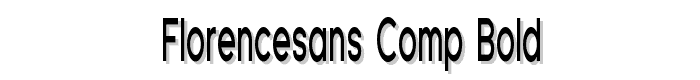 Florencesans Comp Bold font
